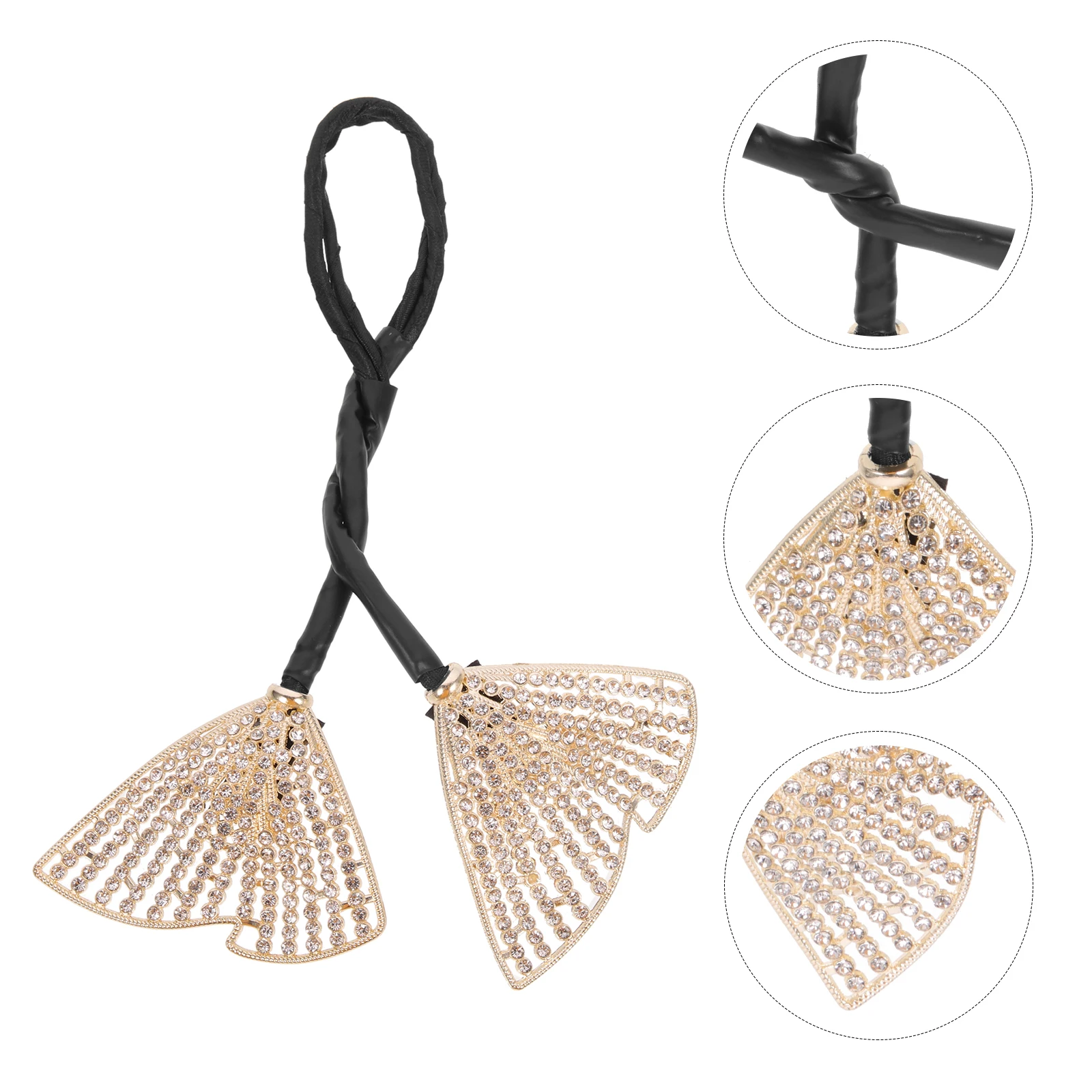 

Бигуди с бантом для женщин, булочки для волос, украшенные драгоценностями, пучки со стразами, аксессуары со стразами