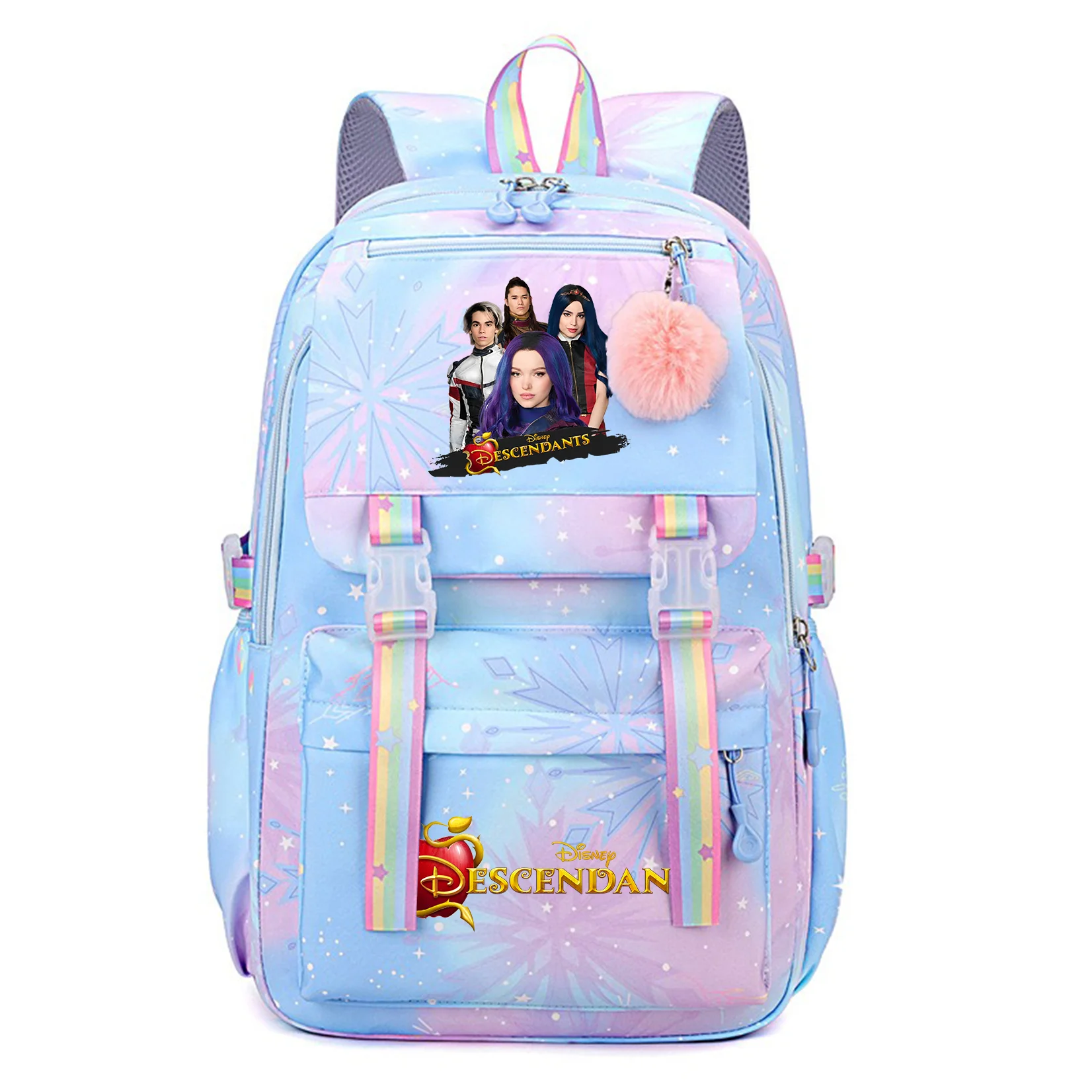 

Descendants Backpack Boys Girls Schoolbag Rucksack Mochila Bookbag Bag Student Teenager Children Knapsack Kid Birthday Gift