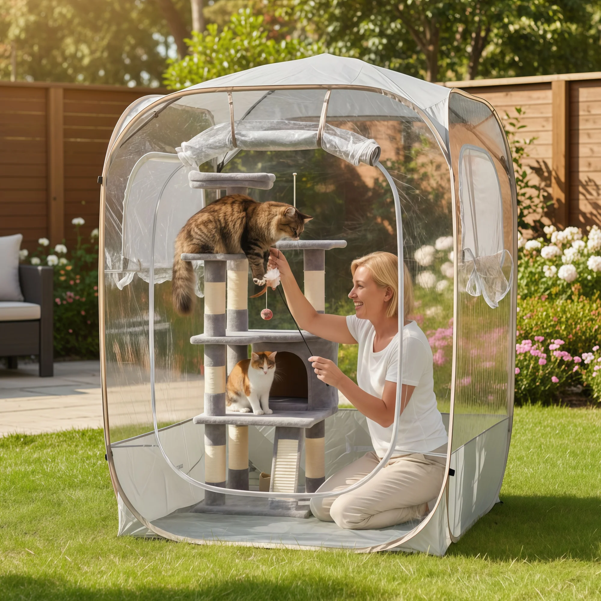 

Instant Portable Outdoor Bubble Tent Weatherproof Sun Shelter for Camping Fishing Sports Events All-Weather Cheering Area