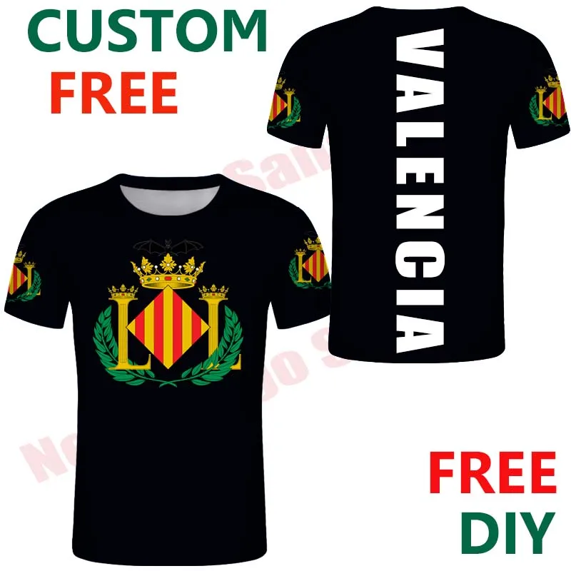 Valencia Soccer Jersey Football T Shirt Valencia Fc Valencia Kit Kids Child Football Club Logo Custom T-shirt