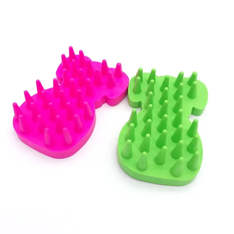 Silicone Pet Dog Brush Cat Comb for Grooming Cleaning Massage Bathing Soft Needle Comb Brushes Quick Clean Tool