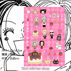 Girl ice cream lovely hand account decorative stickers