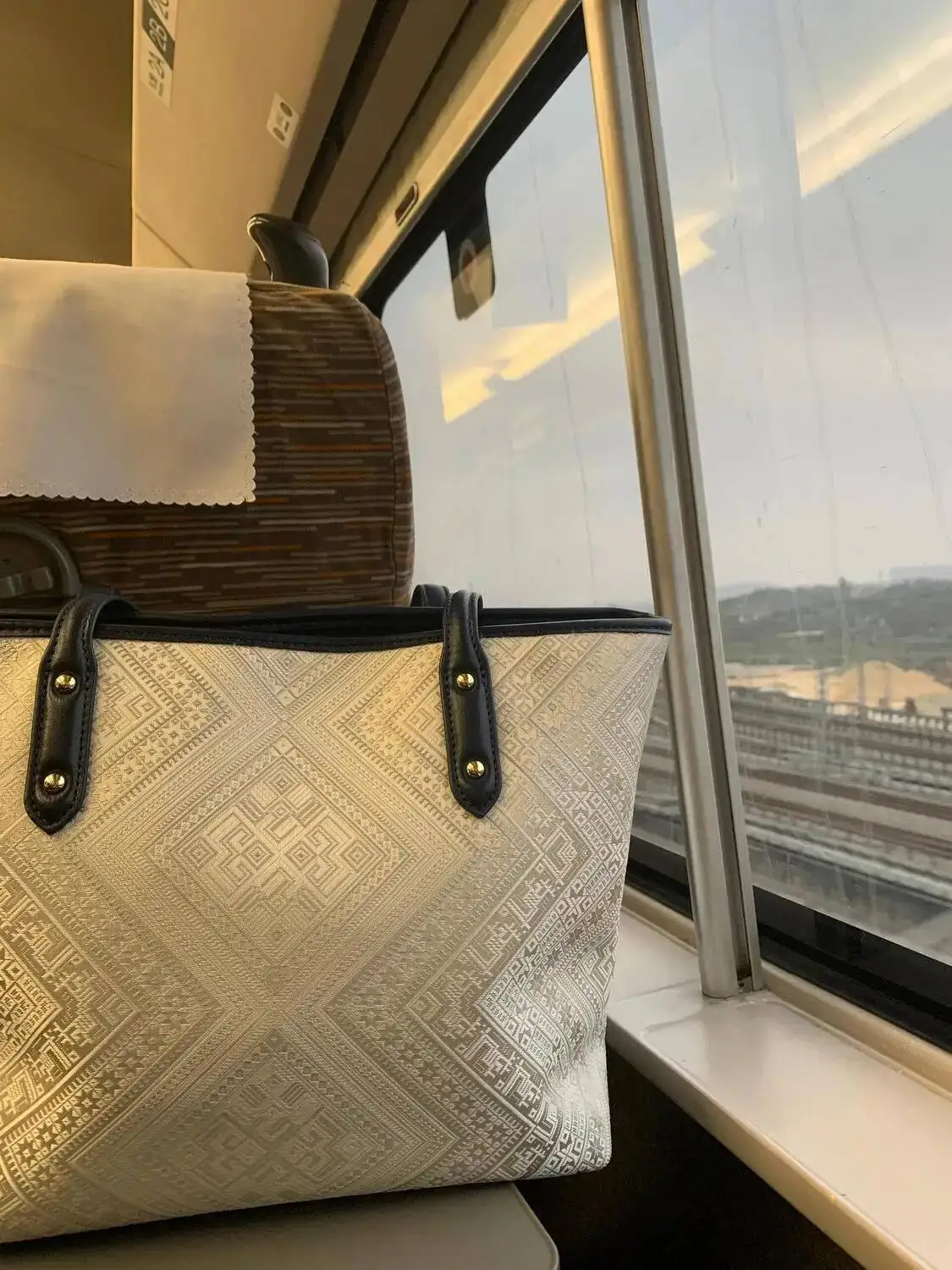 Bloom Chinese Style Beige Large Capacity Tote Women Designer Bag Handbag Ladies Vintage Y2k Shoulder Bags Aesthetic