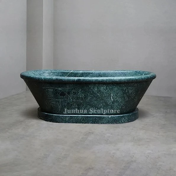 Custom Cheap Freestanding Green Marble Bath Bath