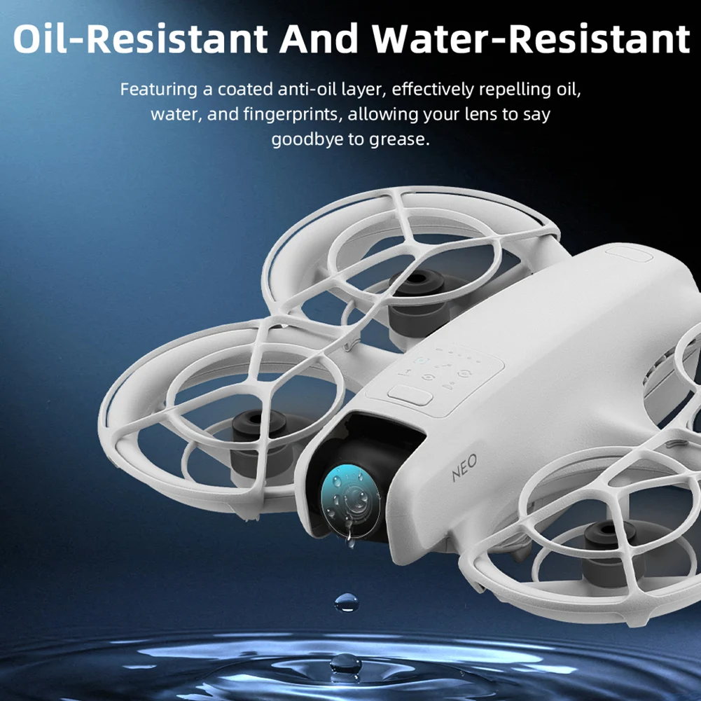 Tempered Glass Lens Screen Protector Anti-scratch Drone Camera Lens Tempered Film Tempered Glass Cover for Neo Drone Accessories
