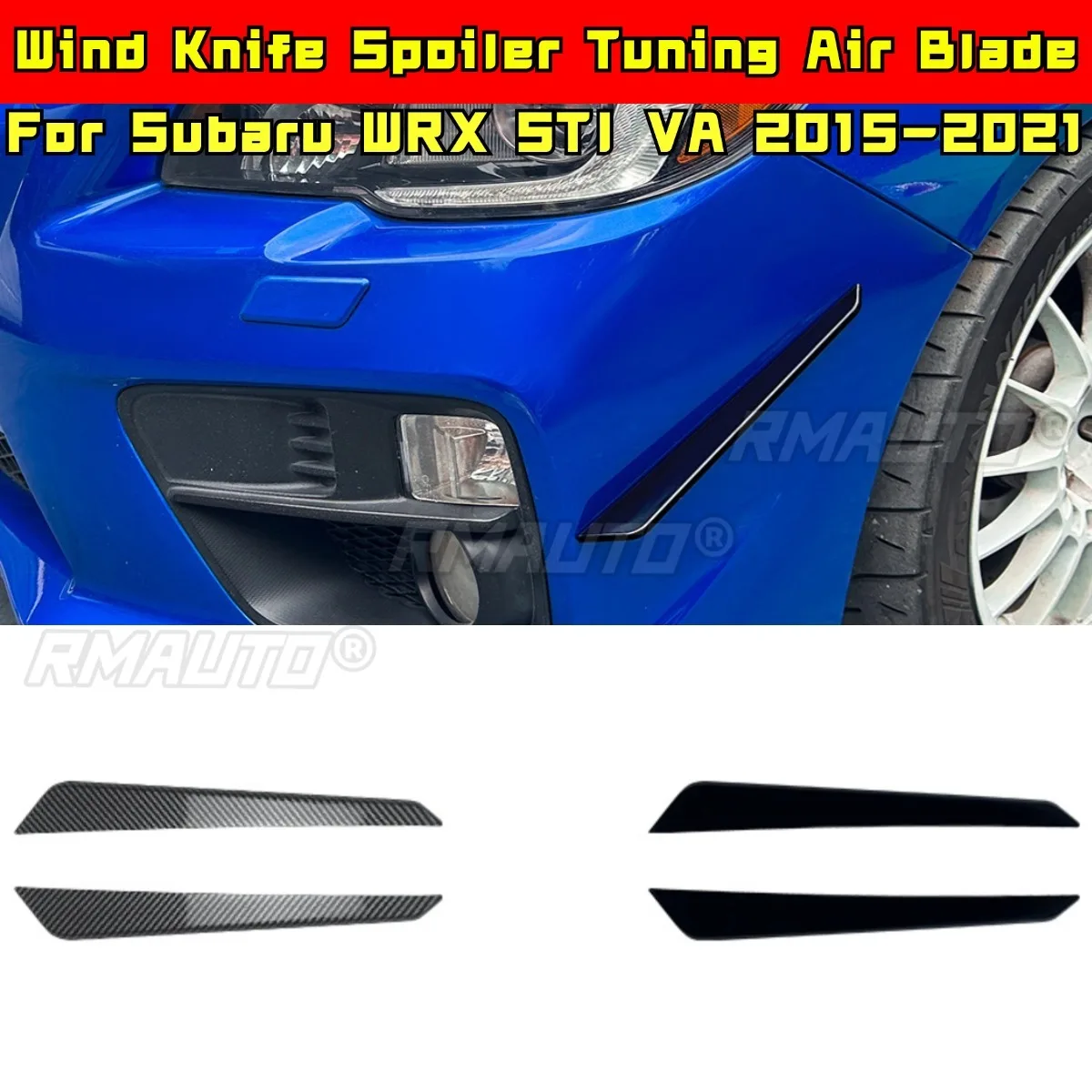 

Для Subaru WRX STI VA 2015-2021 комплект кузова, ветровой нож, спойлер, тюнинг, воздушное лезвие, передний бампер, боковой разветвитель, автомобильные аксессуары