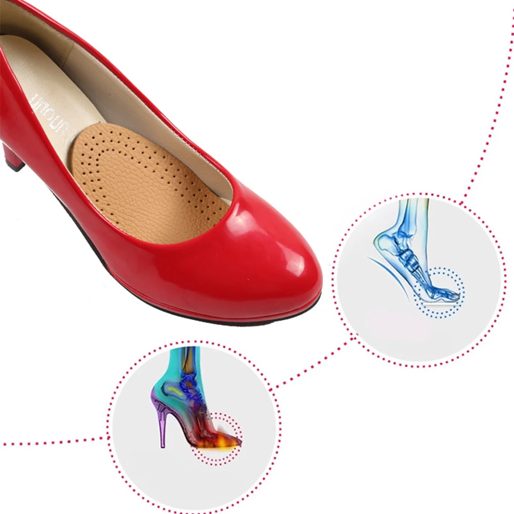 Solette antiscivolo che assorbono il sudore Mezze inserti in lattice Cuscino per l'avampiede per la palla del piede Taglia L Giallo