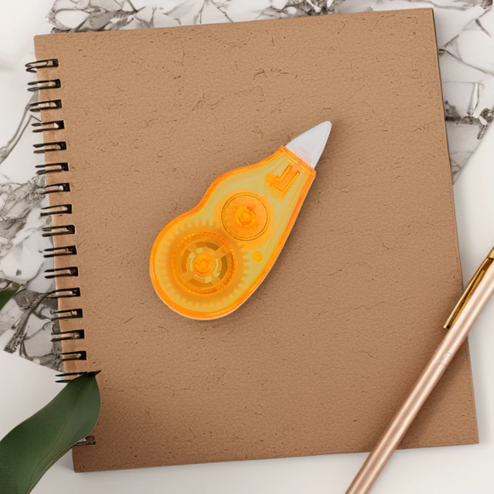 

12pcs Colorful Correction Tape Roller Ergonomic Instant Correction Applicator Transparent Dispenser For Students Office