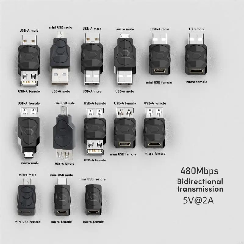 781E USB2.0 Адаптер Микро/Мини-папа-мама Конвертер Адаптер USB-чейнджера