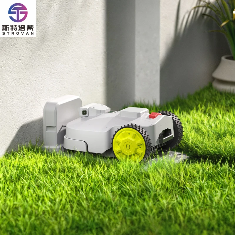 

Умная роботизированная газонокосилка STLF, автоматическая газонокосилка с точной навигацией, предотвращение препятствий, вездеходные способности