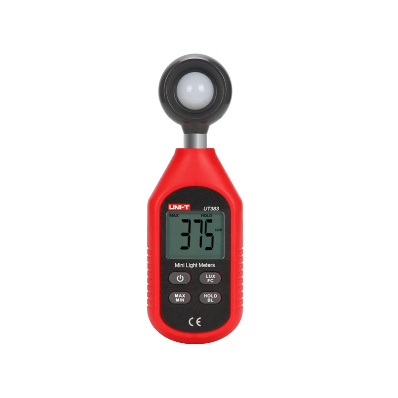 UNI-T UT383 Lux Mini Digital Light Meters Environmental Testing Equipment Handheld Type Luxmeter Illuminometer