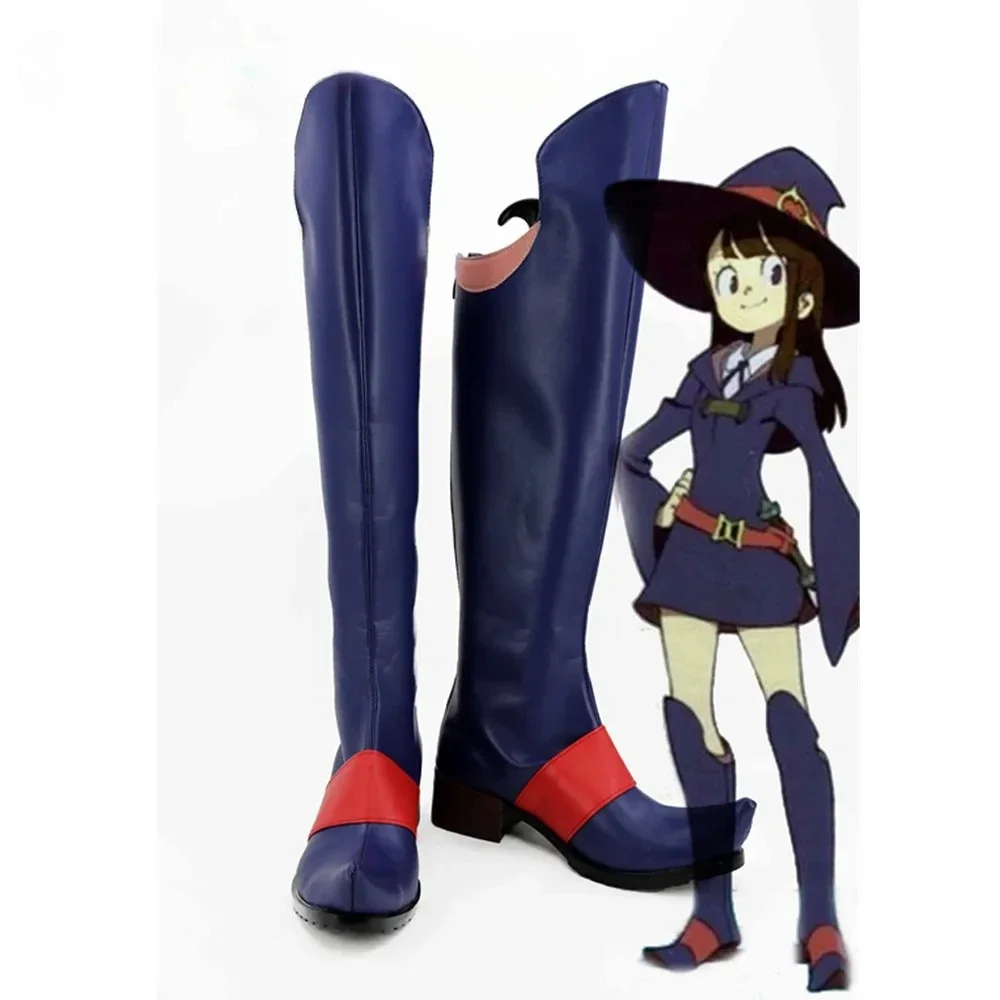 Anime Little Witch Academia Atsuko Kagari Cosplay Shoes Boots Halloween Props Halloween Party Accessories Customization