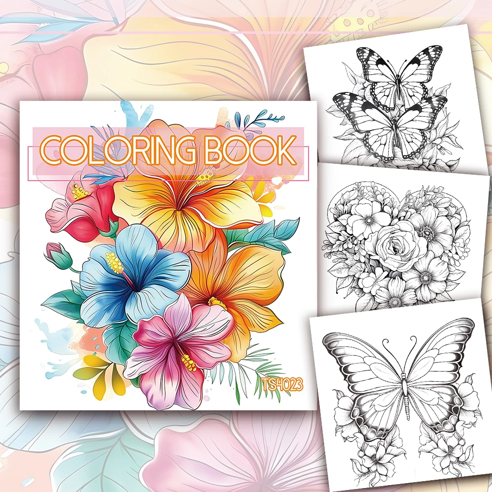 1pc,30 Sheet Adult Drawing Book8.3x 8.3 in100gsm thick paper for soothing, anxiety and more, perfect for many holiday gifts!