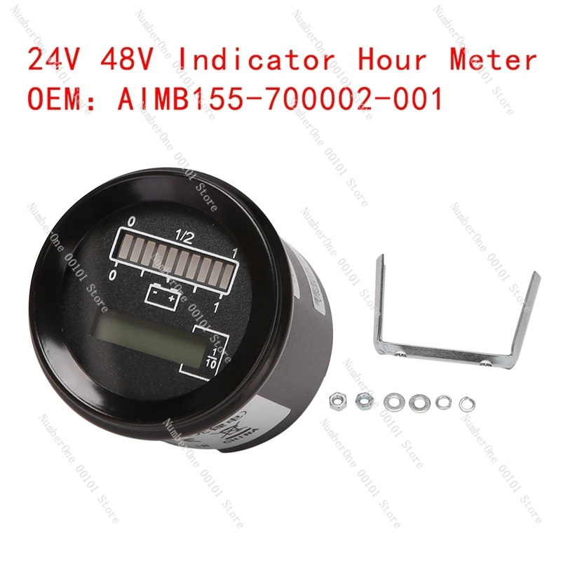 Promotion! 24V 48V Indicator Hour Meter Only For Curtis 803 Type Lithium Battery AIMB155 700002 001