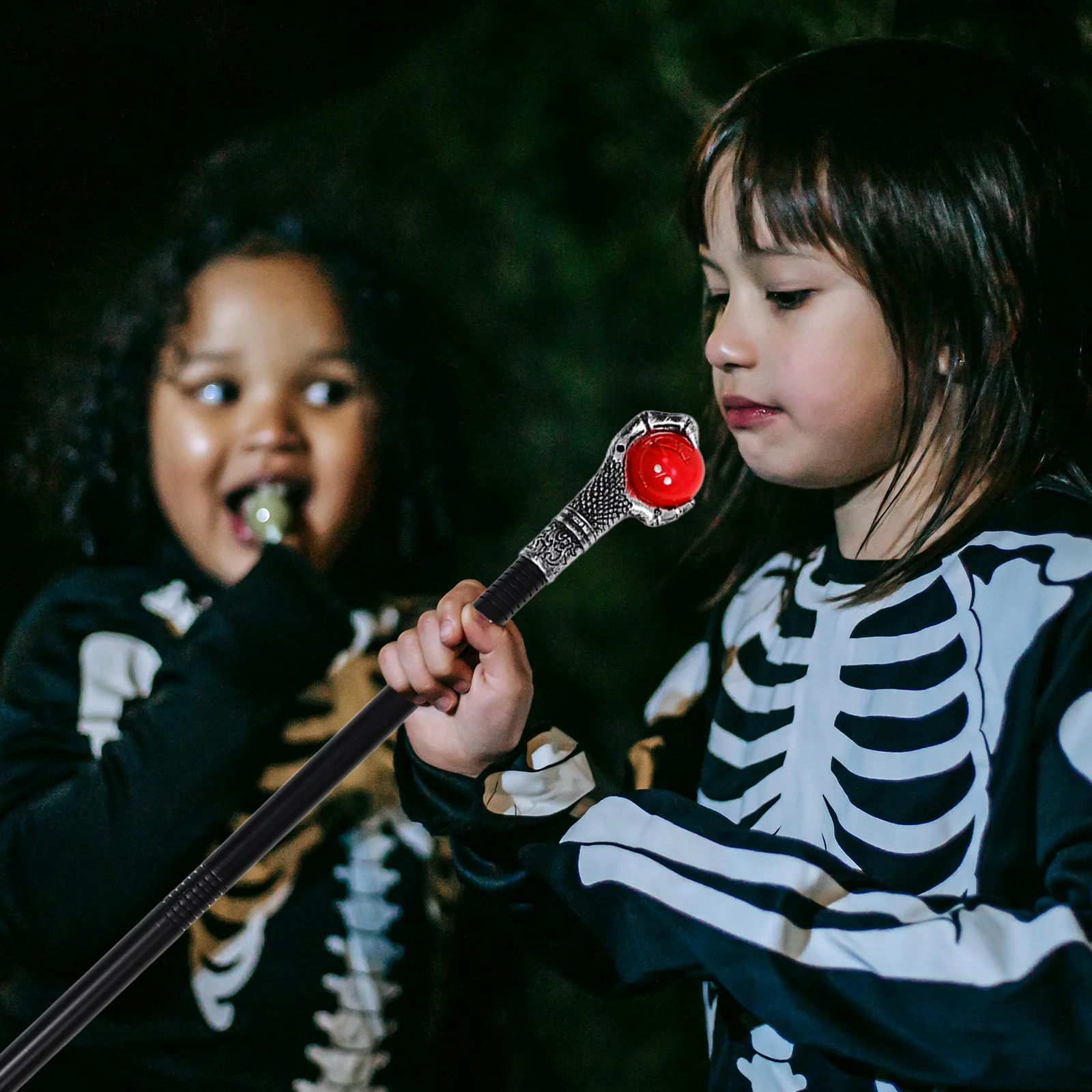 Bâton de Marche Couronne Sceptre pour Halloween, Baguette de Cannes Cosplay pour Costumes de ix, Jouets pour Enfants, Accessoires de Personnel