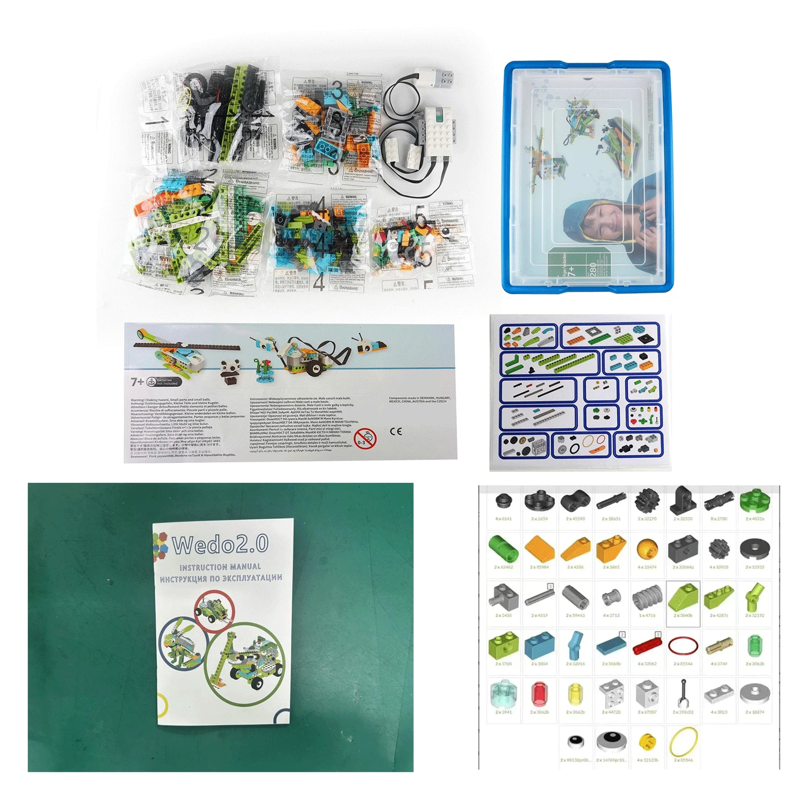 280Pcs Robotics Building Blocks Set - STEM Educational Construction Toy with Organizer Box & Manual & 109 Accessories