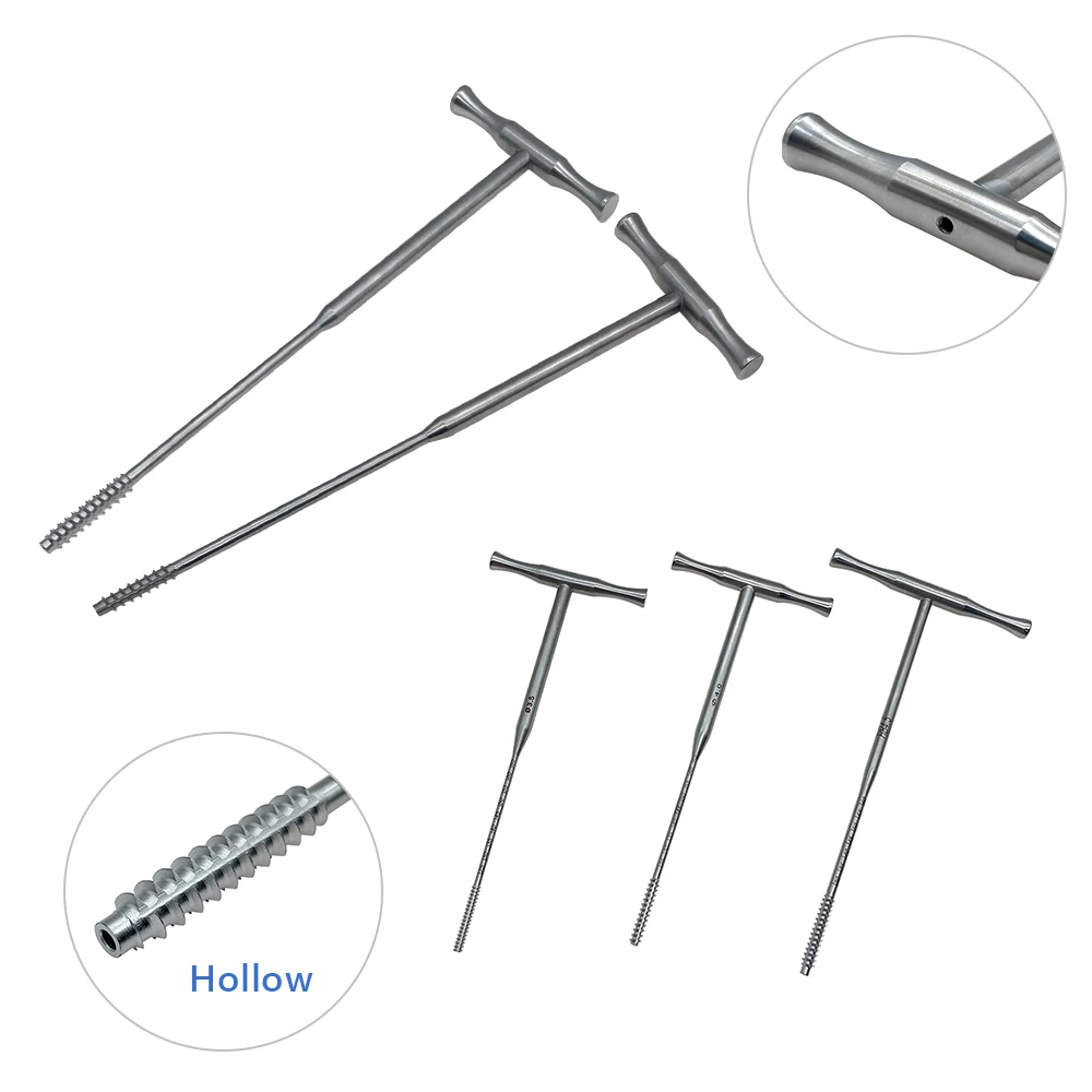 Orthopedics screw cannulated tapping for cortical cancellous hollow tapping Stainless Steel Veterinary Instrument