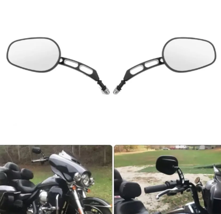 

1 комплект мотоцикла, подходящий для Harley Mirror 883/1200 48, подходит для модифицированного зеркала Dana, черного цвета