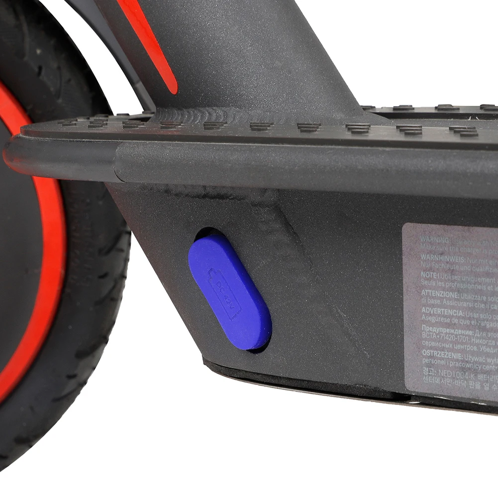 Universal E-Scooter Ladeans chluss wasserdichte Abdeckung Gehäuse Staubs topfen mit Magnet für Xiaomi M365 Pro 1s Pro 2 Gummis topfen