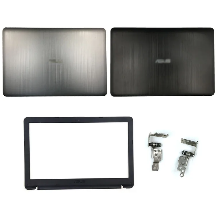 New For ASUS X540 R540 A540 X541 R541 VM592 VM520U Series Laptop LCD Back Cover Front Bezel Hinges A B C D Case Black Silver