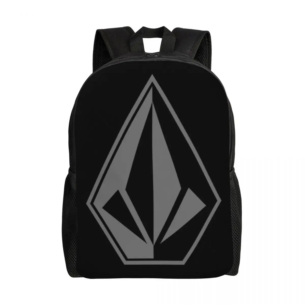 Customized 3D Print Diamonds Logo Backpacks Girls Boys Volcoms College School Travel Bags Women Men Bookbag Fits 15 Inch Laptop