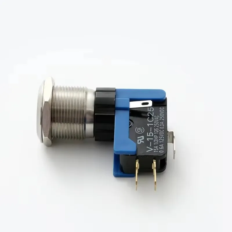 ELEWIND 25A LARGE Big current TRANSPARENT POWER symbol Stainless steel push button switch (19mm,22mm,25mm, UL approval )
