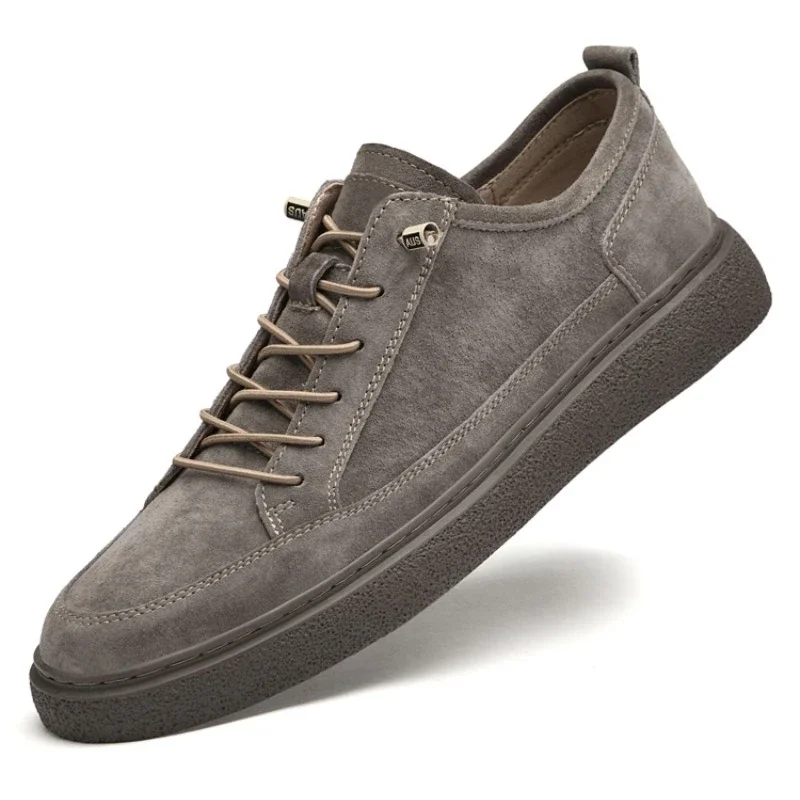 2023 nuova moda Versatile scarpe Casual da uomo di lusso stringate scarpe Casual in pelle da uomo scarpe sportive da trekking all'aperto da uomo