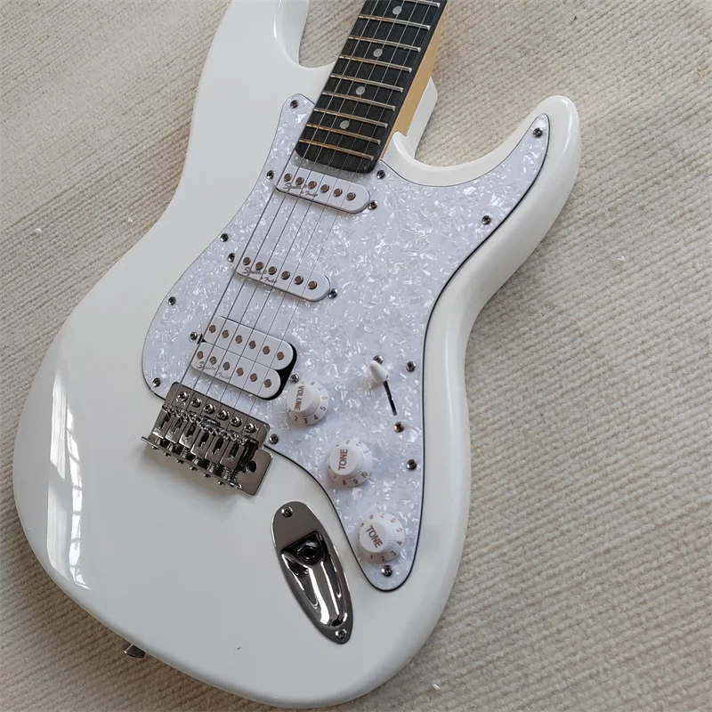 6 string Electric Guitar. Ln Stock, Professionally Played, Comfortable Neck, Postage Included,