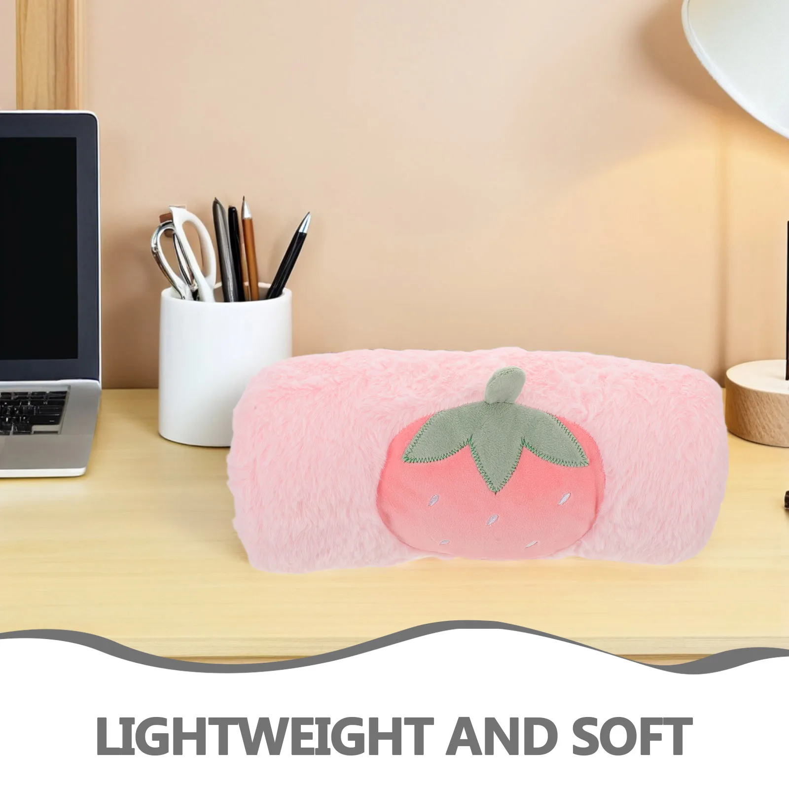 Manchon chaud Design fraise mignon hiver Portable chauffe-mains oreiller pour femmes filles étudiants doux mains réchauffant