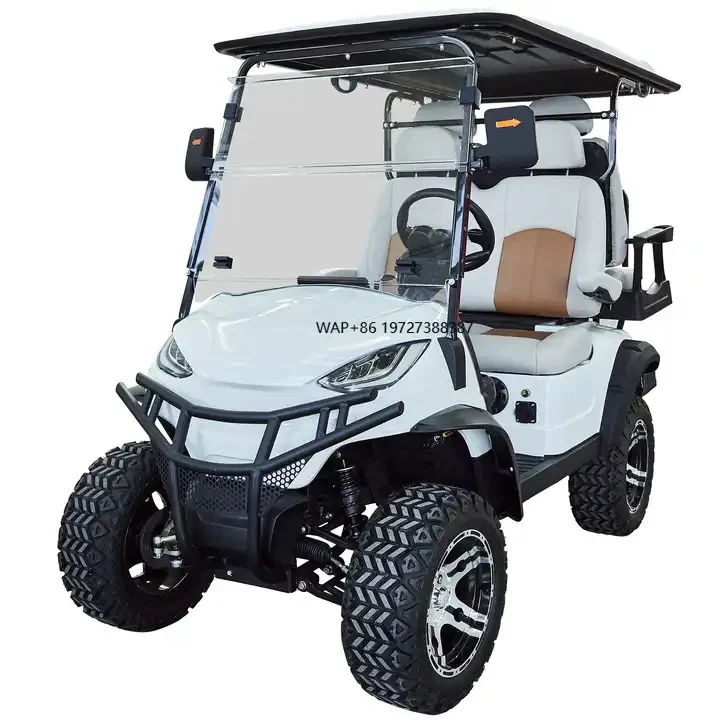 Custom Stylish and Comfortable Off Road Lifted Golf Carts Electric Hunting Buggy Car Golf Cart