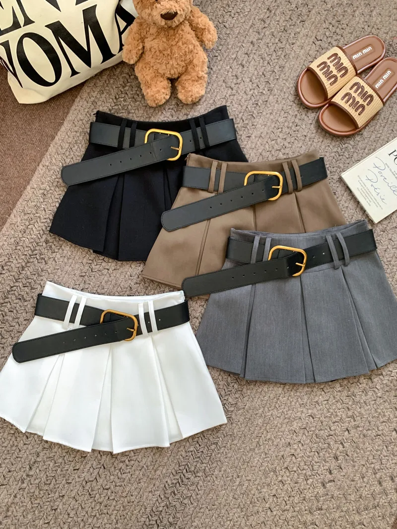 Women's Casual Mini Skirt Cute Y2K Japanese Harajuku Summer Aesthetics 90s Academy Sexy Casual Retro Skirt Short Skirt 2025 New