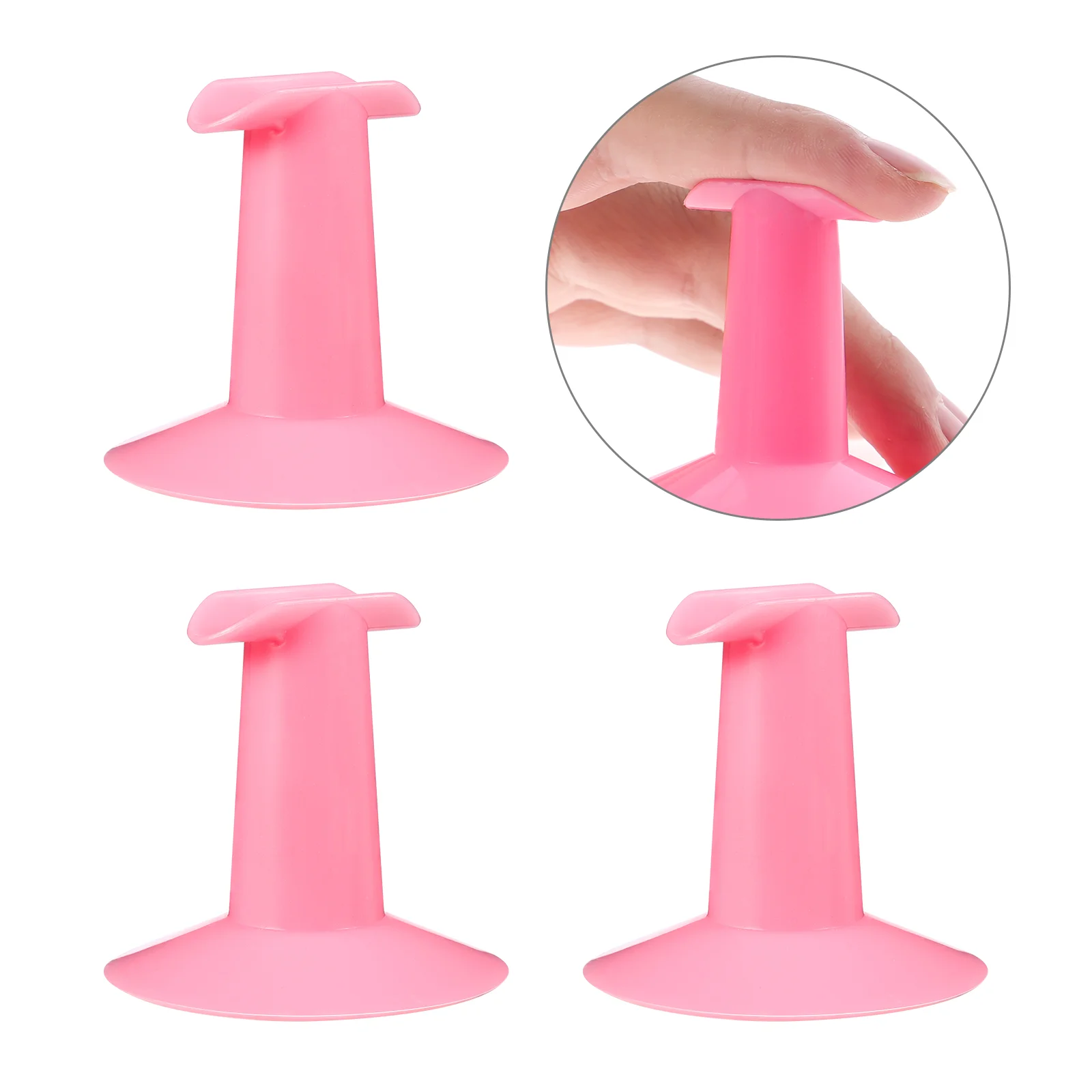 

Finger Stand Manicure Supplies Nail Polish Kit Support for Kits Glue Holder Nails