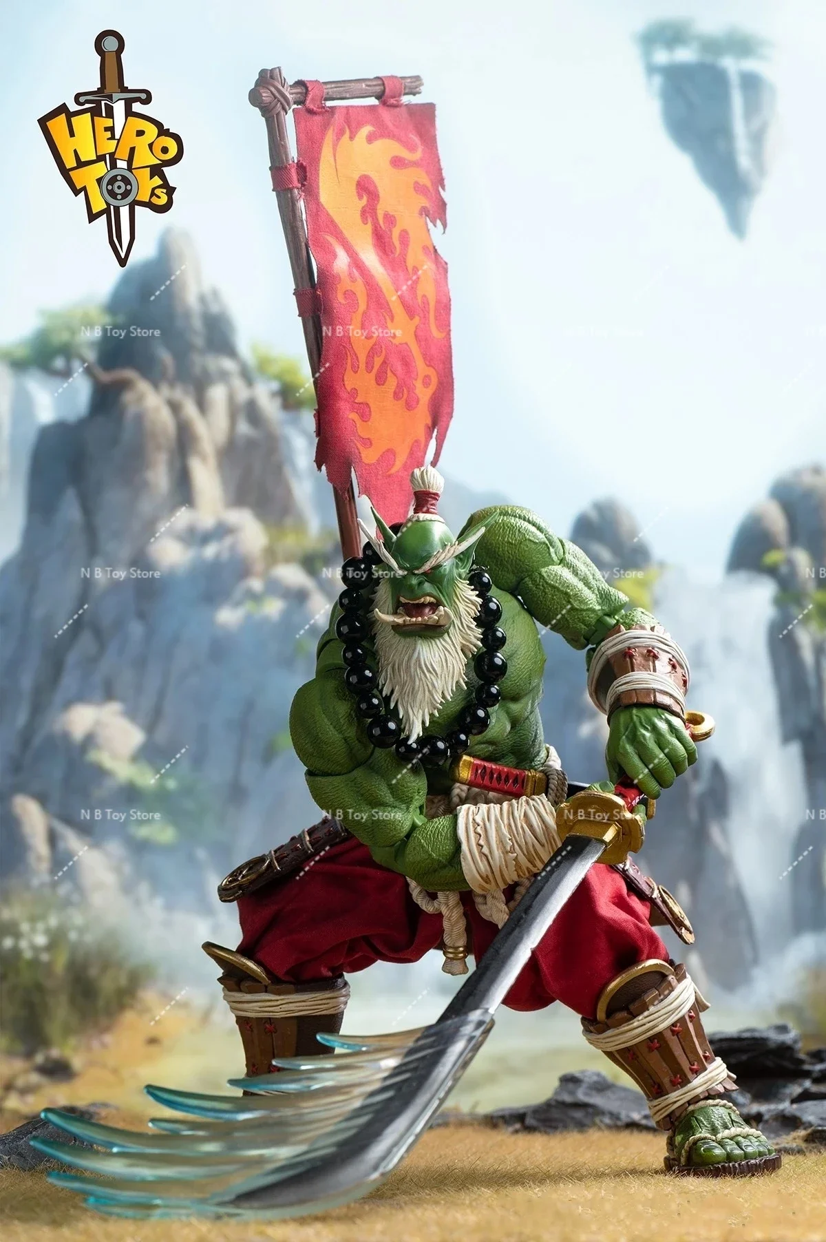 

Hero Toys Series 5 Fireblade Clan Hero Orc Blade Master Samuro Model Toy Gift