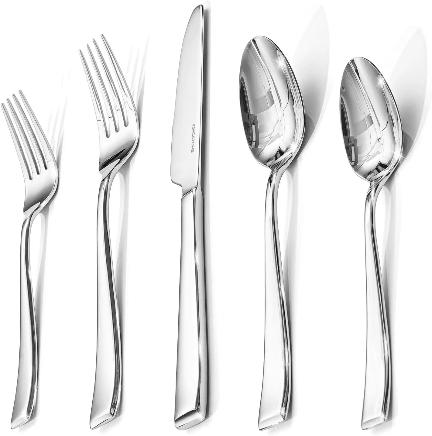 

Набор столовых приборов из нержавеющей стали с зеркальной полировкой, 20 предметов, для 4 персон, можно мыть в посудомоечной машине, для свадеб, дома и ресторанов