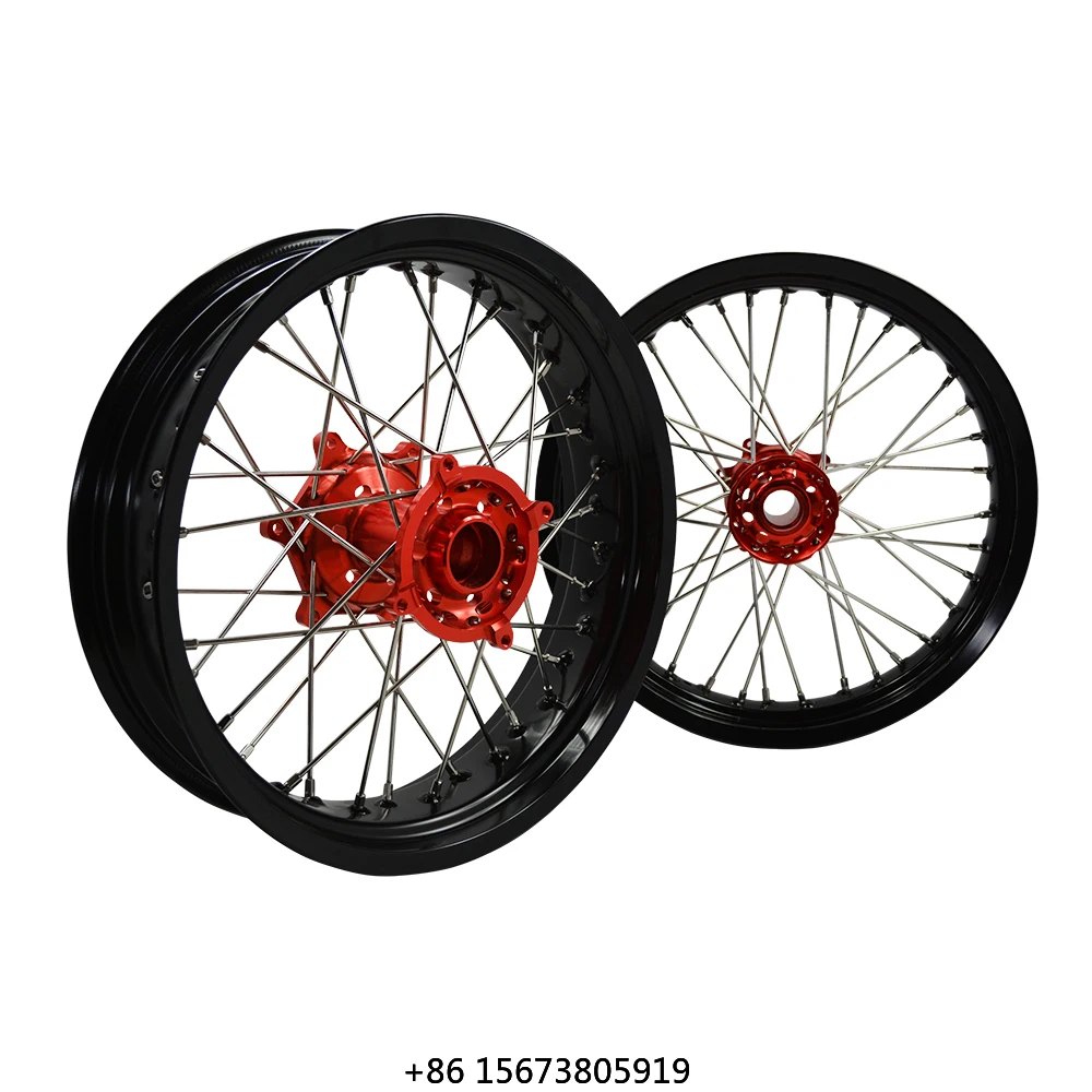 

Hot Sale CRF250 CRF300 Crf450 17 Inch Alloy Motorcycle Supermoto Wheels for