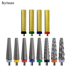 HYTOOS 24mm Super Long Nail Drill Bits Two-Way Tapered 5 in 1 Manicure Carbide Bit Barrel Electric Grinding Drills Accessories