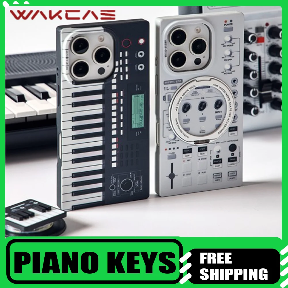 

Чехол для мобильного телефона Wakcas Piano Iphone16 Apple 15promax Mobile, персонализированная трендовая техника, новый матовый магнитный оригинальный дизайн