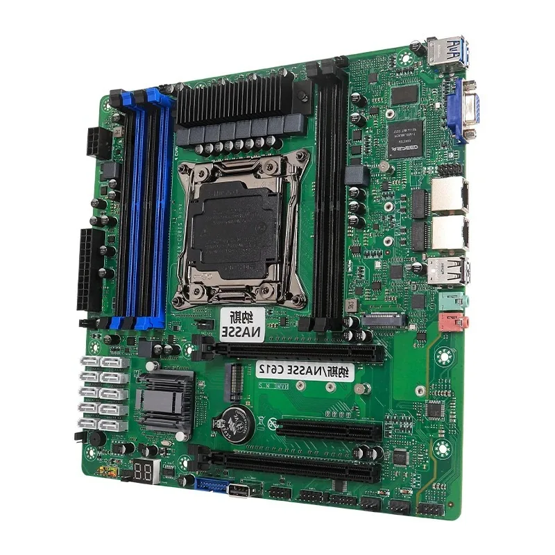 

10 Disk X99 C612 Nas Main Board Split Storage, Soft Routing IPC Server Main Board