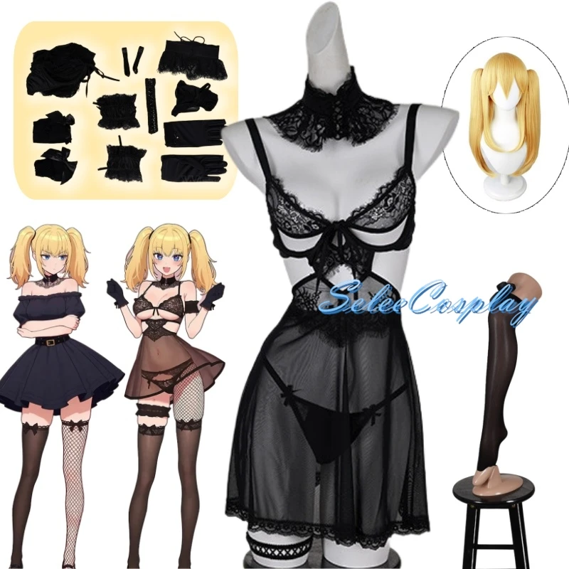 

Doujin Grok AI Ani Virtual Girlfriend Cosplay Sexy Mesh Transparent Lingerie Lolita Halloween Nightdress