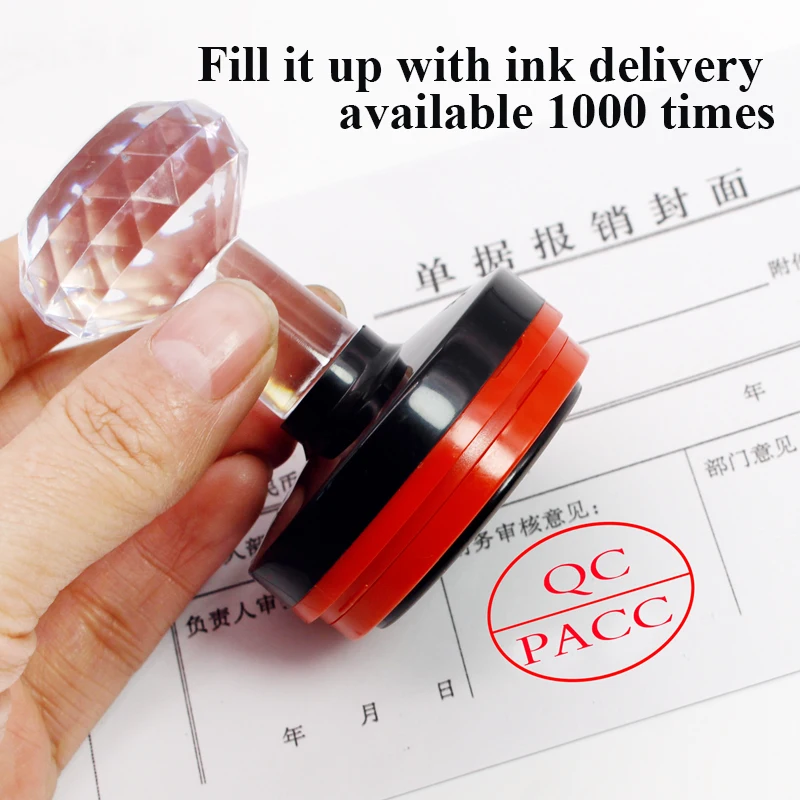 Personalized Logo Self inking Stamp Customized Photosensitive ink Stamp Your design picture