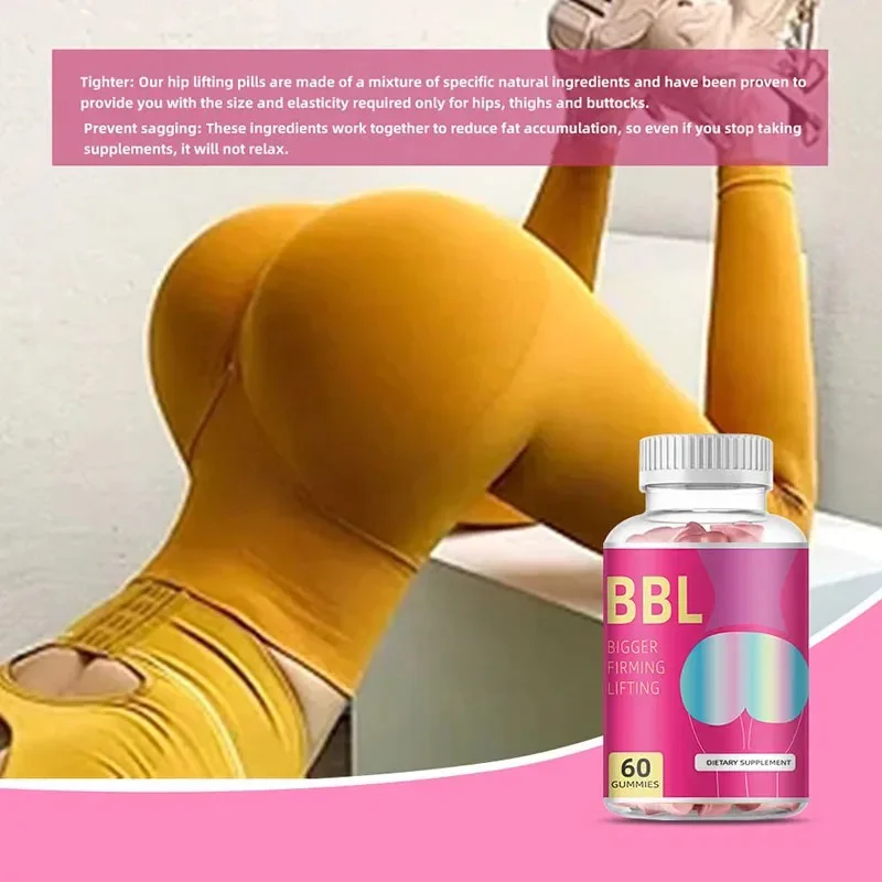 1 bottle of ladies\' hip lifting BBL gummies to improve energy regulation and hormone levels in the body