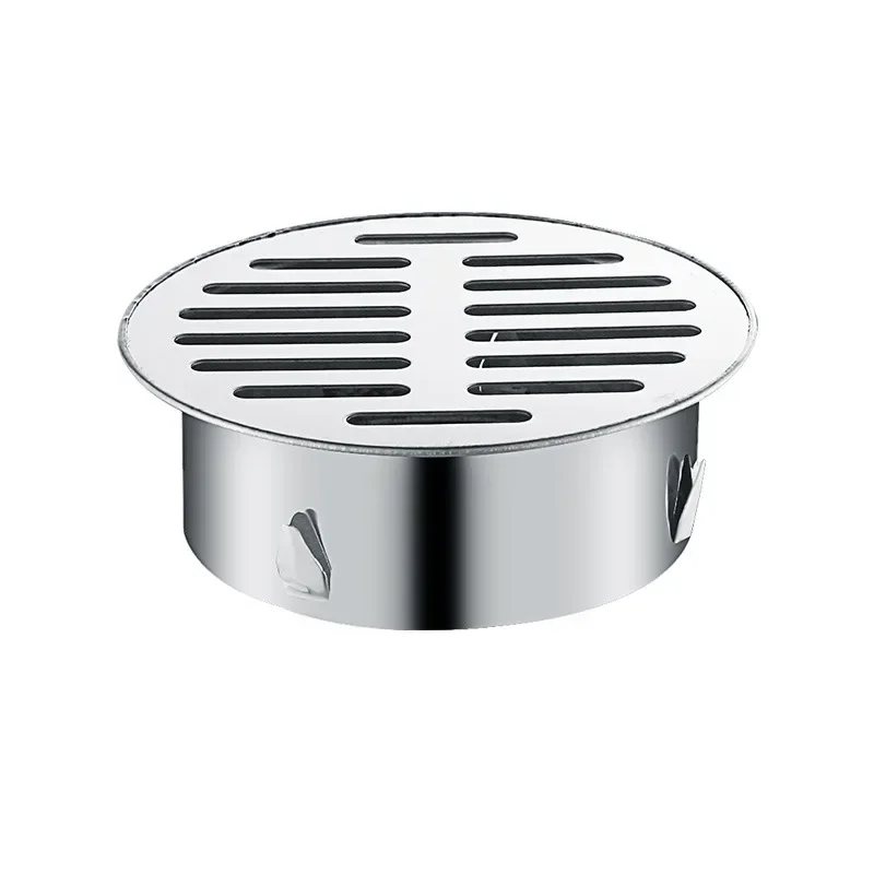 Outdoor Balcony Floor Drain Stainless Steel Drainage Roof Cover Rain Pipe Cap Round Floor Drain Cover For Garden Floor Drain