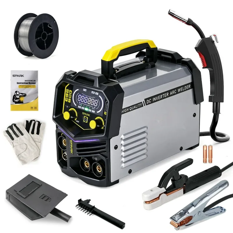 Gas-free two-shielded welding machine small three-in-one portable electric welding machine gas shielded arc welding