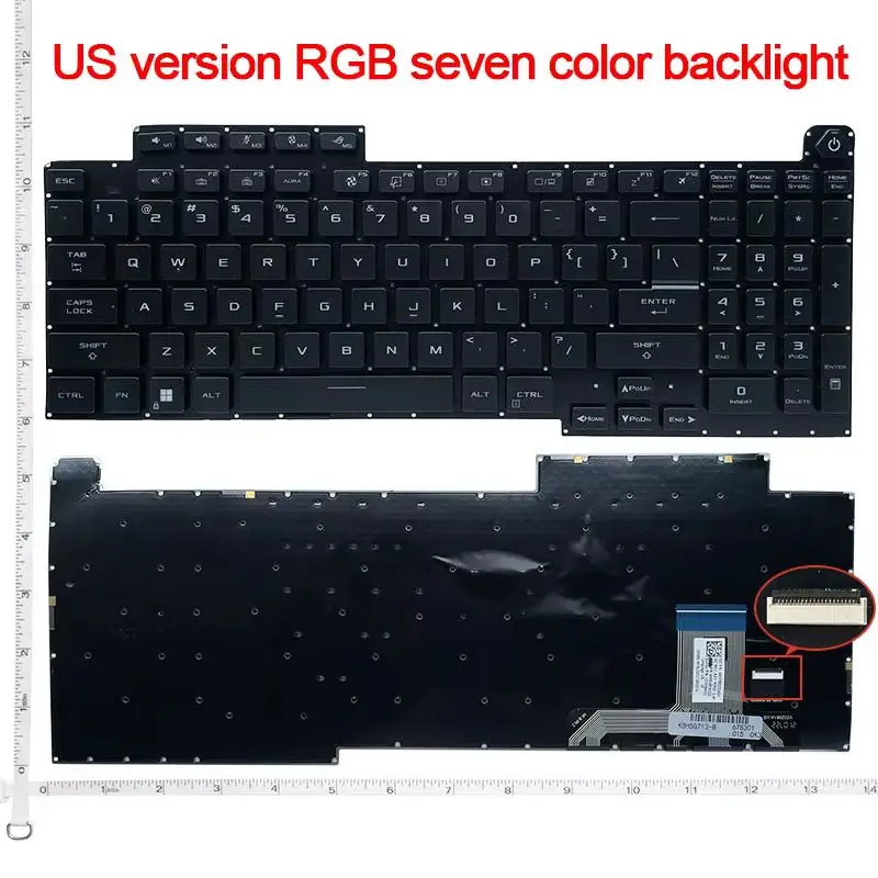 US Keyboard For ASUS ROG Stirx G17 G713 G713Q/QE/QY G713QR G713RXG/RS/RC G713IR/IH G733 With Backlit