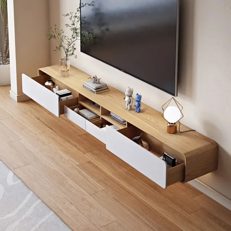 Nordic Storage Tv Stand Cabinet Floating Salon Universal Wall Mount Tv Stand Console Stojaki Telewizyjne Living Room Furniture