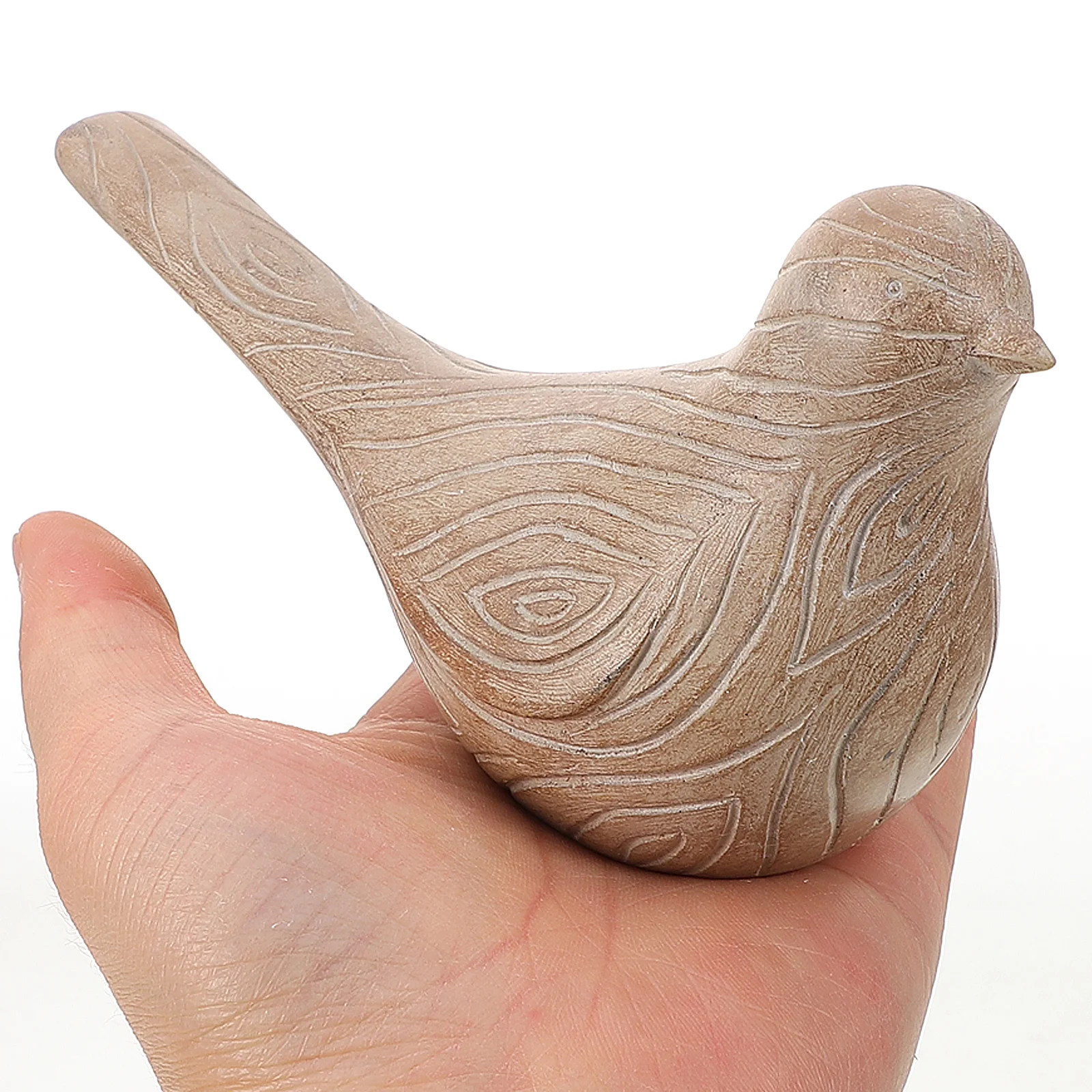 

1 Set Statue Living Room Bedroom Decor Desktop Home Office Decoration Resin Animal Statues Desktop s Small Bird Statue