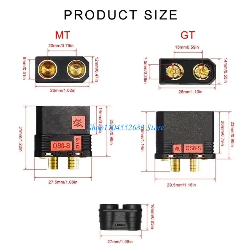 Y6GD QS8-S コネクタ オスとメスの高電流アンチスパーク コネクタ アプリケーション リモート コントロール バッテリー プラグ 電源溶接プラグ