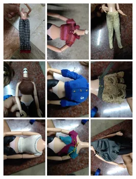 30Cm Kwaliteit Monstering Hoge Pop Voor Pop Dressing Zachte Casual Wear Handgemaakte Kleding Outfit Pop Kleding Meisje Speelgoed Set 9