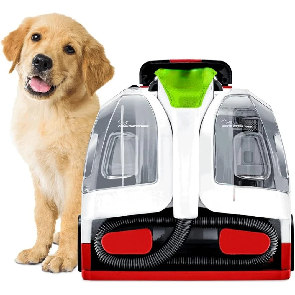 

Pet Portable Spot Cleaner, 2X Suction Power, Lightweight Dual Action Pet Tool, Pro-Grade Power Remove