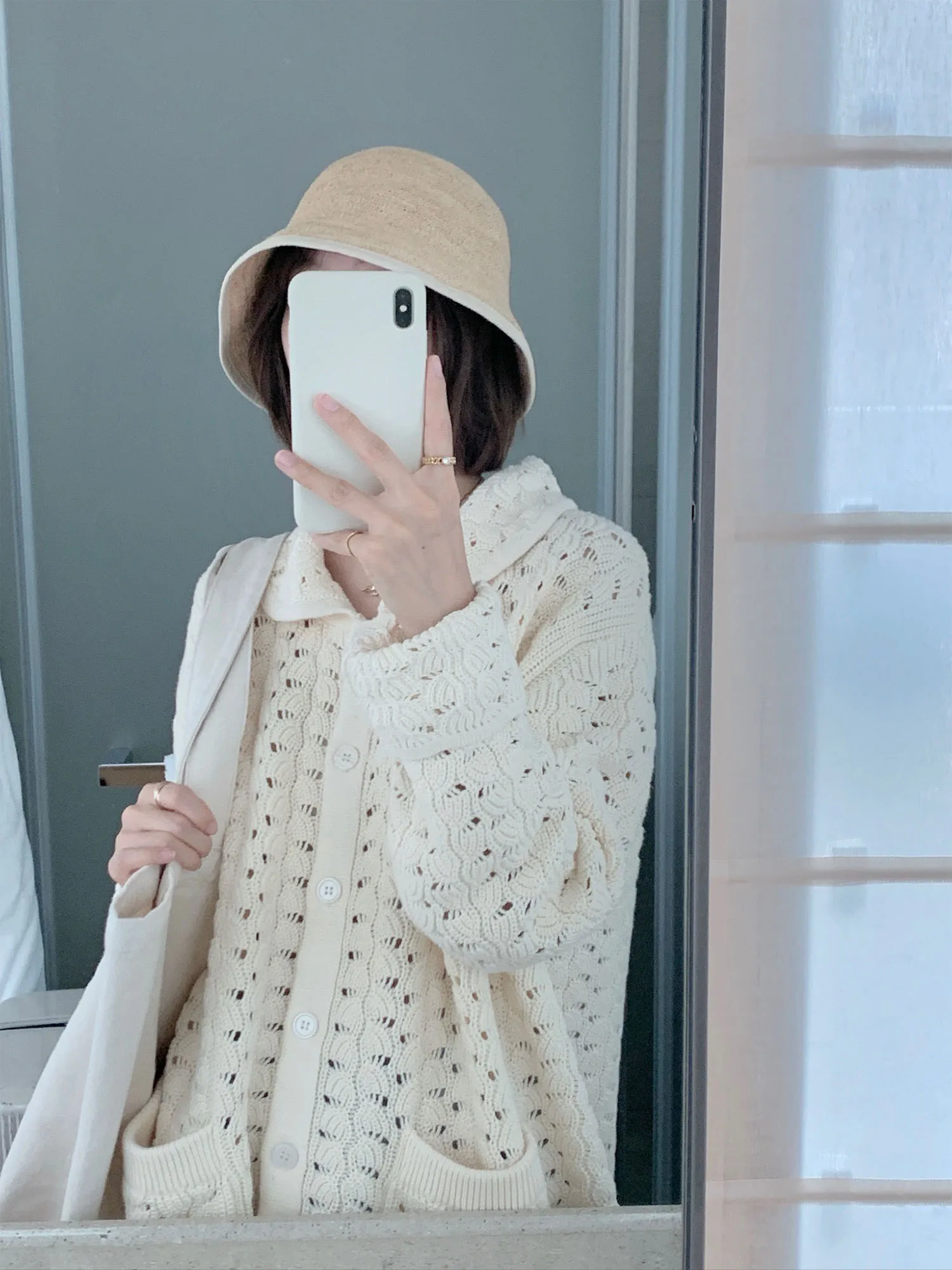 

Женский дышащий свитер Fretaro с вырезами, длинными рукавами, свободного кроя, из хлопка, с воротником-стойкой, повседневная верхняя одежда